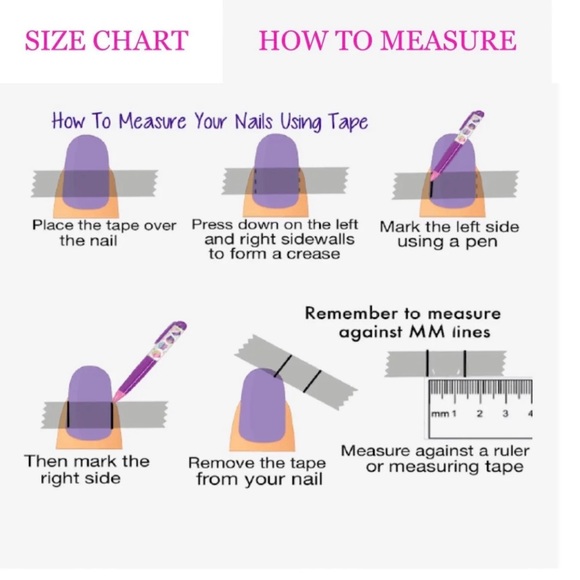 Handmade Luxury Press on Nails - Picture 6 of 7